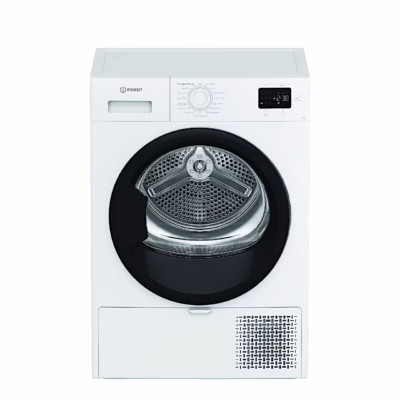 Soojuspumbaga pesukuivati Indesit C YD 92D WB EE valge, eestvaade