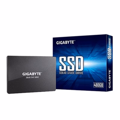 GIGABYTE GP-GSTFS31480GNTD SSD-ketas koos sinise 480 GB müügikarbiga