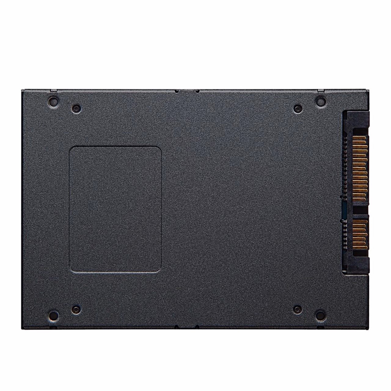 Kingston A400 SSD-ketta alumine pool, paremas servas SATA-pistikud