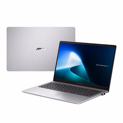 Hall ASUS ExpertBook P1503CVAY sülearvuti avatult ja kaas eraldi kõrval