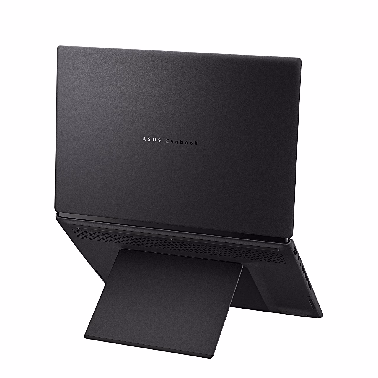 Asus Zenbook Duo UX8407AA tagantvaade väljatõmmatud tagatoega