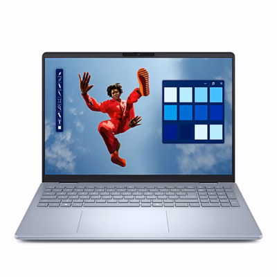 Sülearvuti Dell 16 Plus DB16250 avatud ekraaniga eestvaates