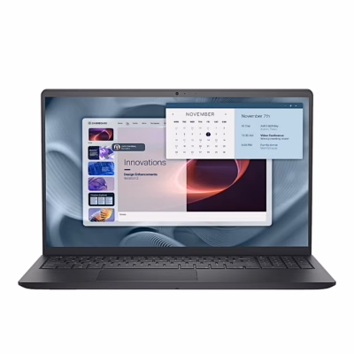 Sülearvuti Dell Pro 15 Essential PV15250 avatud ekraaniga eestvaade