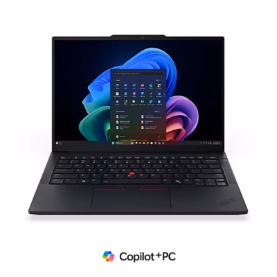 Sülearvuti Lenovo ThinkPad E14 Gen 8 avatud ekraaniga otse eest