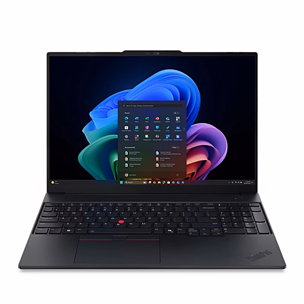 Sülearvuti Lenovo ThinkPad E16 Gen 4 avatuna eestvaates