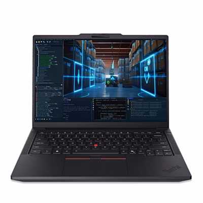 Sülearvuti Lenovo ThinkPad P14s Gen 7 avatuna eestvaates