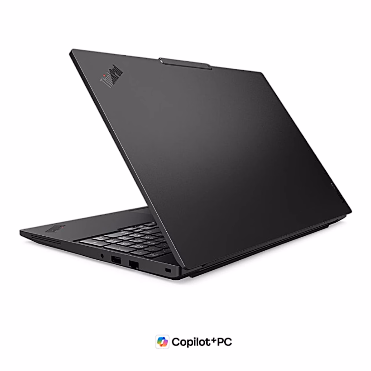 Lenovo ThinkPad T16 Gen 5 sülearvuti kaas tagant, vasaku külje pordid