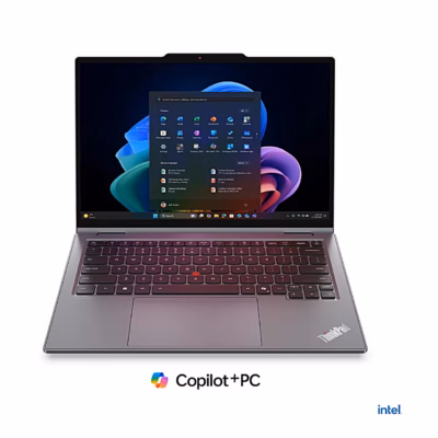 2-in-1 sülearvuti Lenovo ThinkPad X1 2-in-1 Gen 11 eestvaade avatud ekraaniga