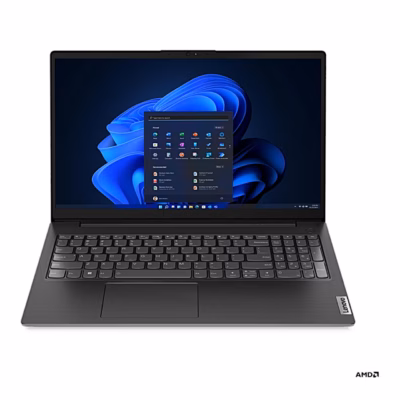 Sülearvuti Lenovo V15 G4 ABP avatud ekraaniga otse eestvaates