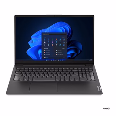 Sülearvuti Lenovo V15 G4 ABP avatud ekraaniga otse eestvaates