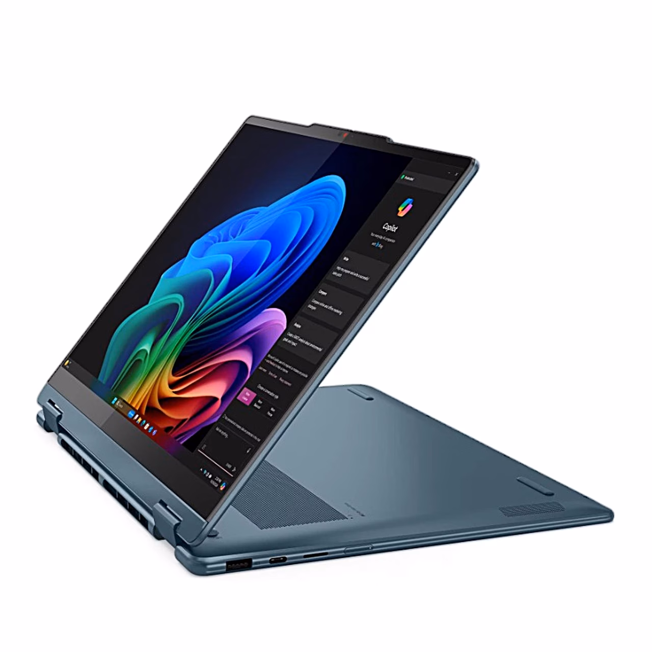 Lenovo Yoga 7 2-in-1 14AKP10 alusasendis, ekraanil Windows 11 taustapilt