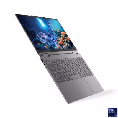 Lenovo Yoga 7 2-in-1 14ILL10 klaviatuur ja puuteplaat ülalt nurga alt