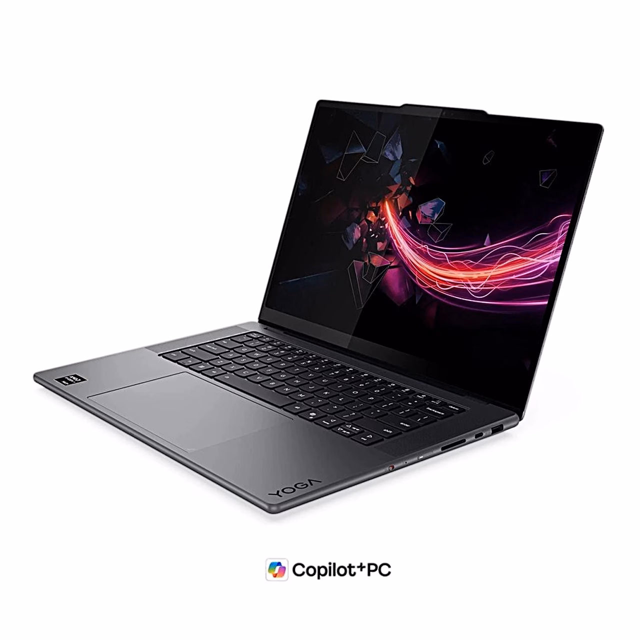 Lenovo Yoga Pro 7 15ASH11 klaviatuur ja parem külg nurga alt