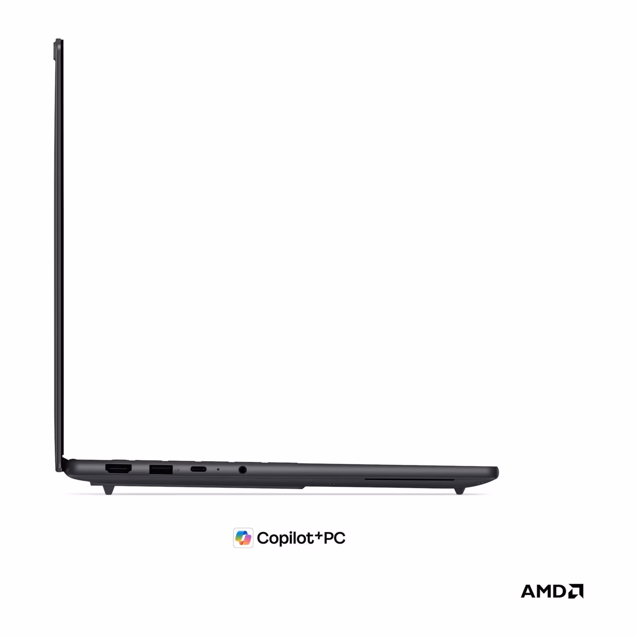 Lenovo Yoga Pro 7 15ASH11 vasak külg USB- ja kaardilugeja avadega