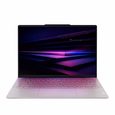 Avatud sülearvuti Lenovo Yoga Slim 7 Ultra 14IPH11 eestvaates valgustatud klaviatuuriga