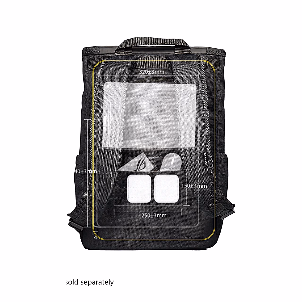 Sülearvuti seljakott Asus ROG BP4701, 17 tolli, must (4)