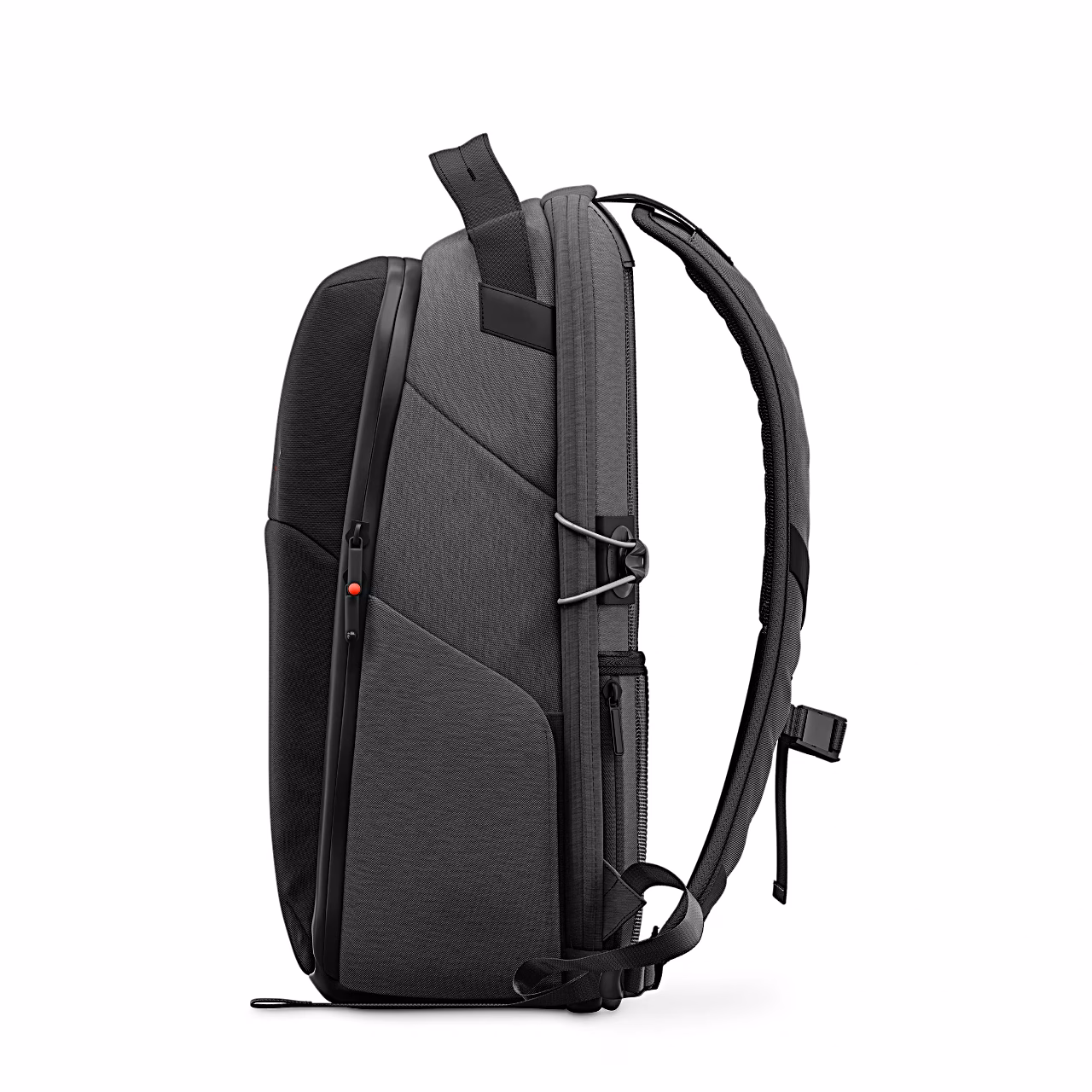 Lenovo ThinkPad Click-Go Aura Edition sülearvuti seljakoti külgvaade õlarihmaga