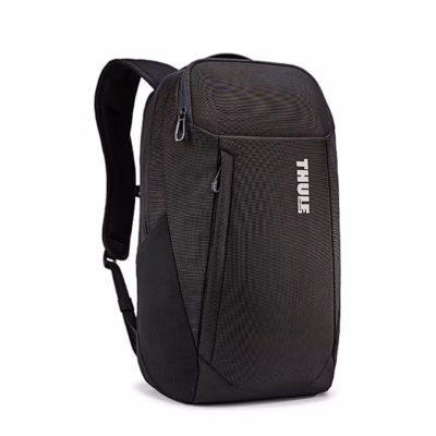 Must sülearvuti seljakott Thule Accent 20L kolmveerandvaates eest