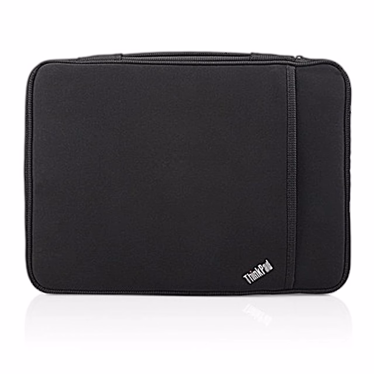 Must sülearvutiümbris Lenovo ThinkPad 13-inch Sleeve eestvaates ülaserva tõmblukuga