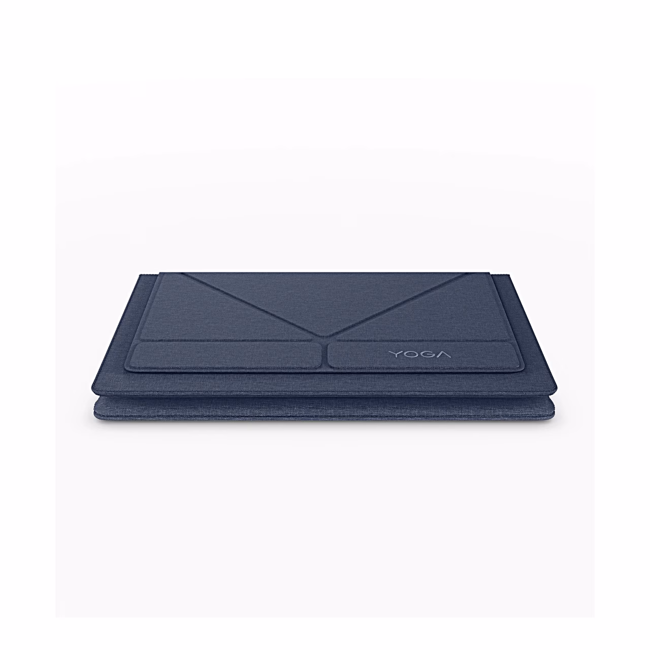 Lenovo Yoga Tote Sleeve sinine ümbris lamavas asendis valgel taustal