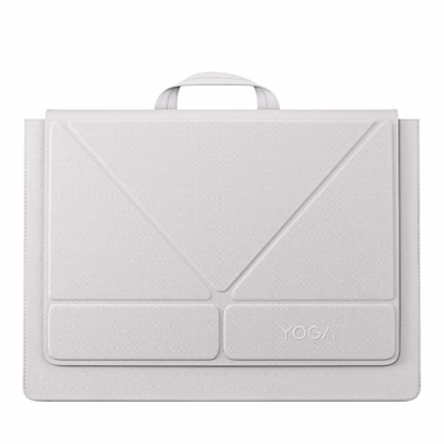 Lenovo Yoga Tote Sleeve sülearvutiümbris eest kandesanga, voltklapi ja esitaskutega