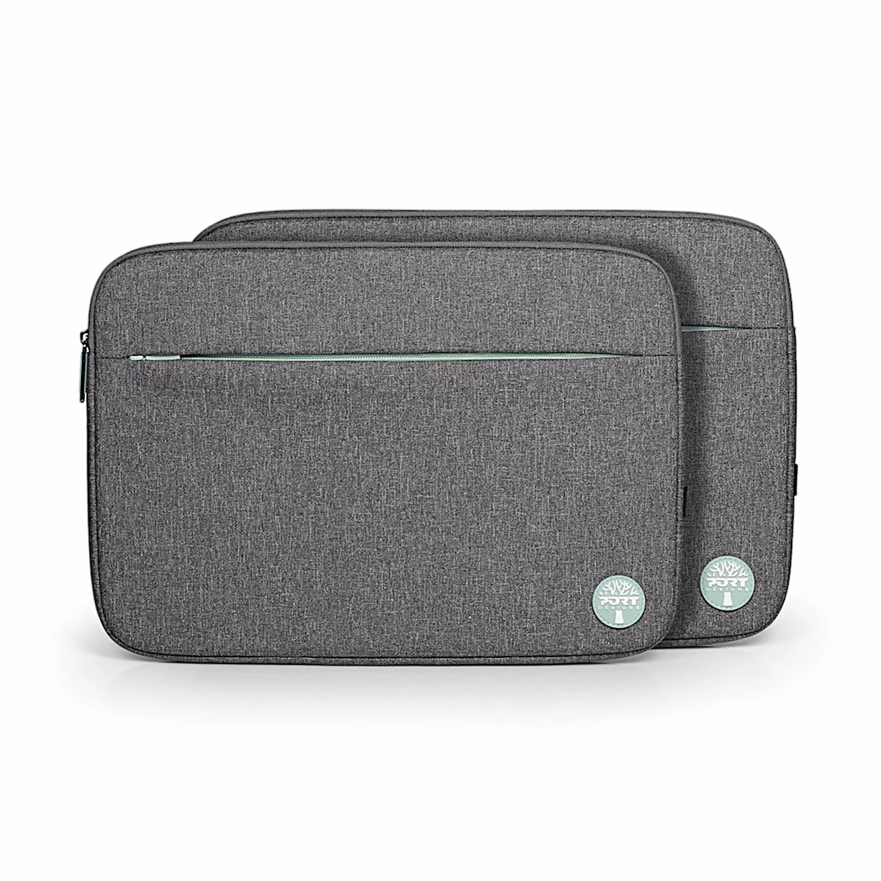 Kaks halli Port Designs Yosemite Eco Sleeve ümbrist kõrvuti