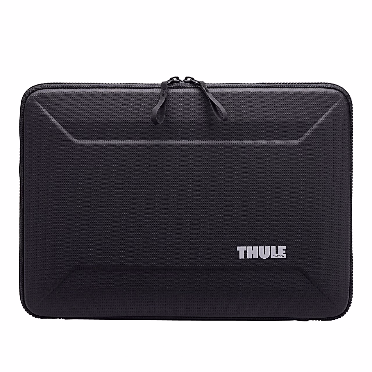 Thule Gauntlet ümbris otse eest, vormitud esipaneel ja logo