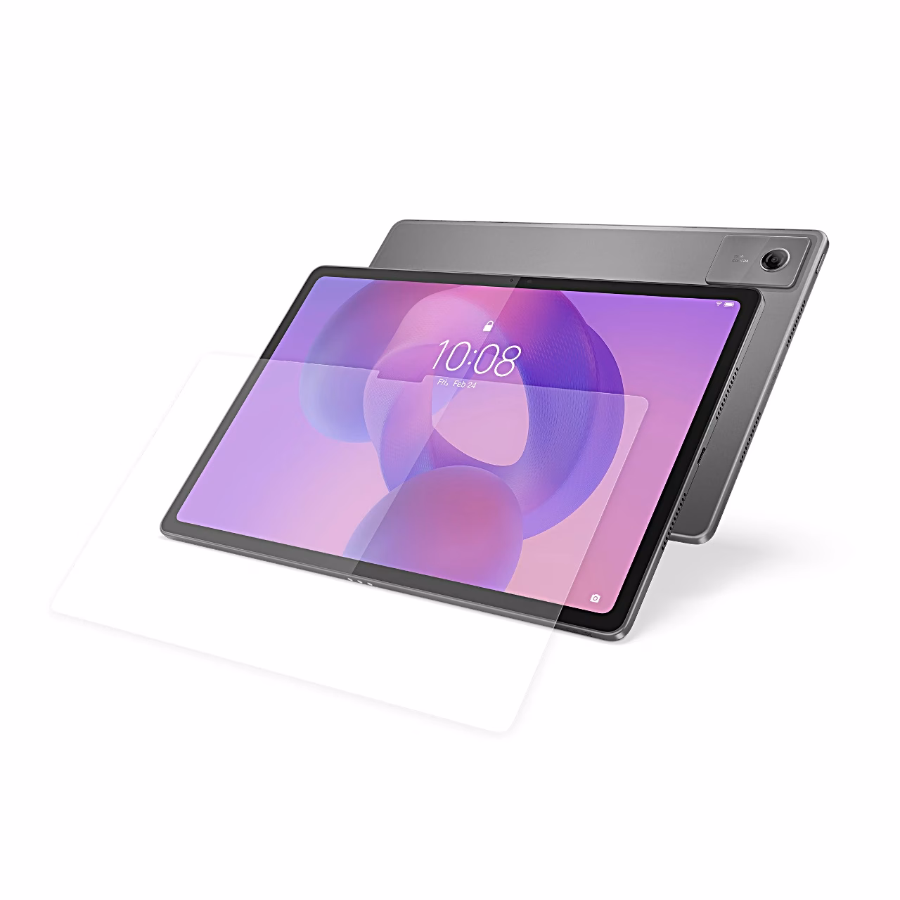 Lenovo ZG38C07403 kaitseklaas viltu Lenovo Idea Tab Plus tahvelarvuti kõrval