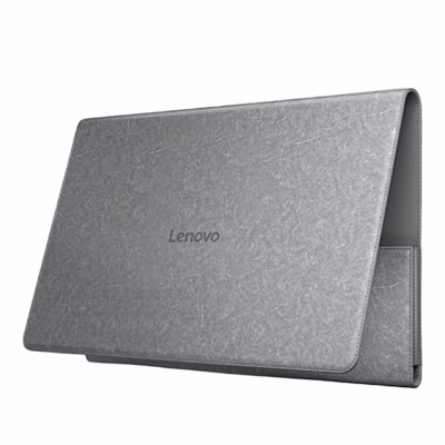 Hall tahvelarvuti kott Lenovo ZG38C05800 avatud ülaservaga, Lenovo logo