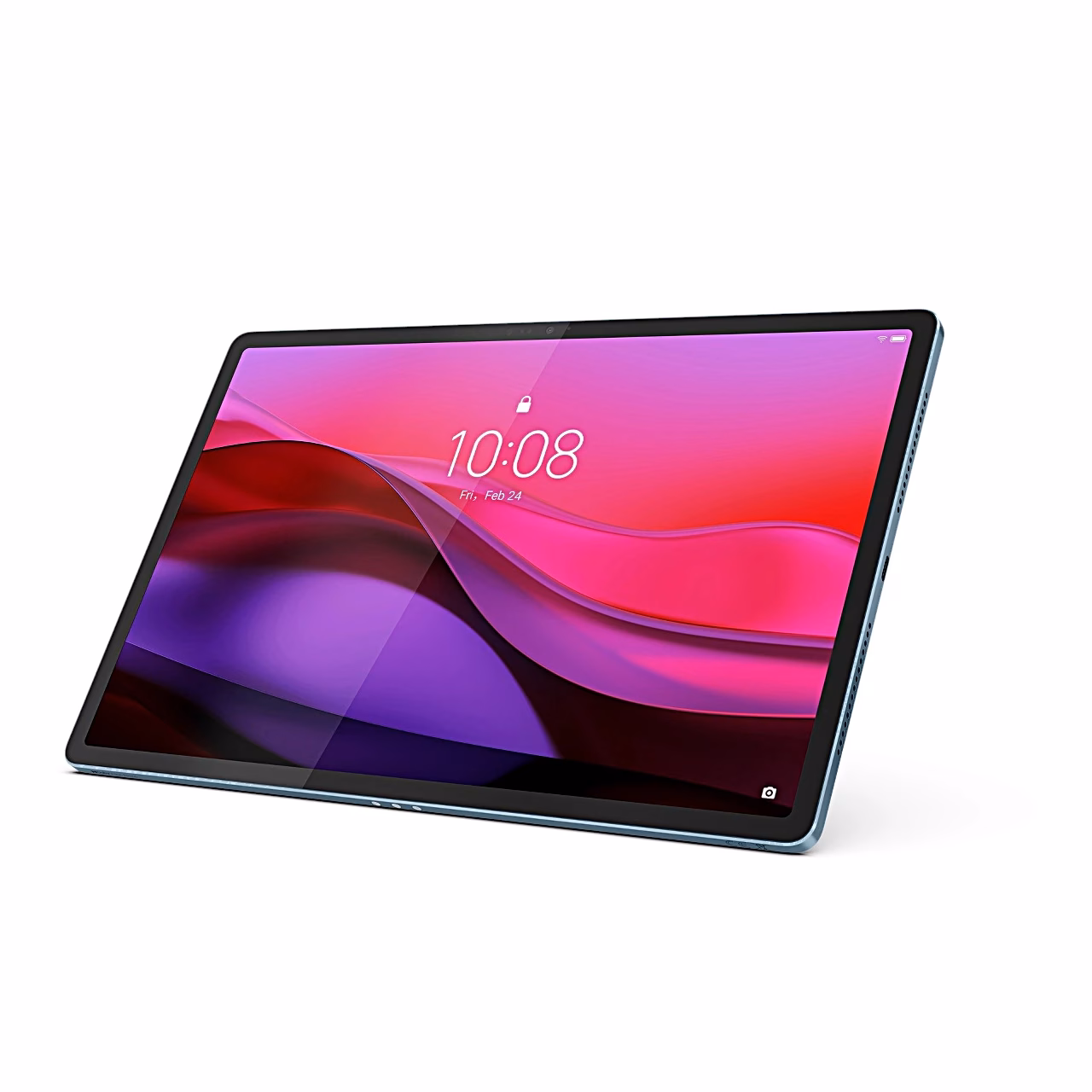 Lenovo Yoga Tab Plus tahvelarvuti ekraan nurga alt vaadatuna