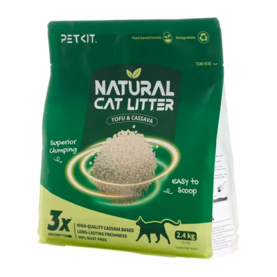 PETKIT Natural Cat Litter roheline 2,4 kg kassiliiva kott