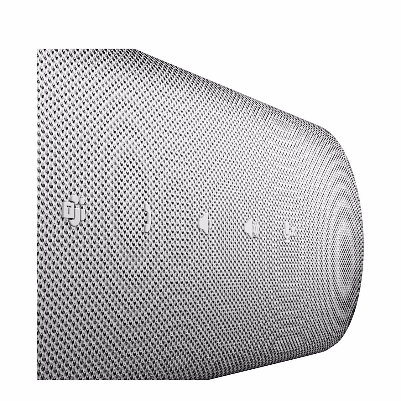 Dell SP3022 konverentsikõlari Teamsi, kõne ja helitugevuse nupud lähivaates
