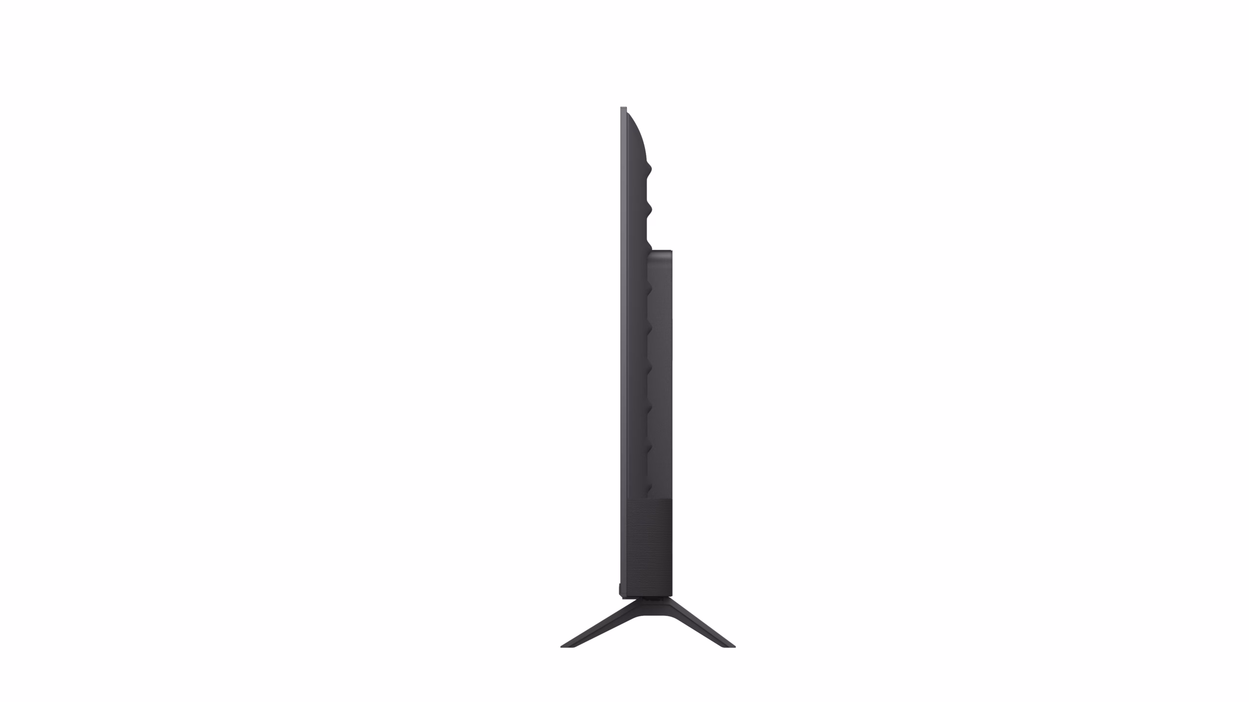 LG 50NU800B3LC külgprofiil V-kujulise jalaga