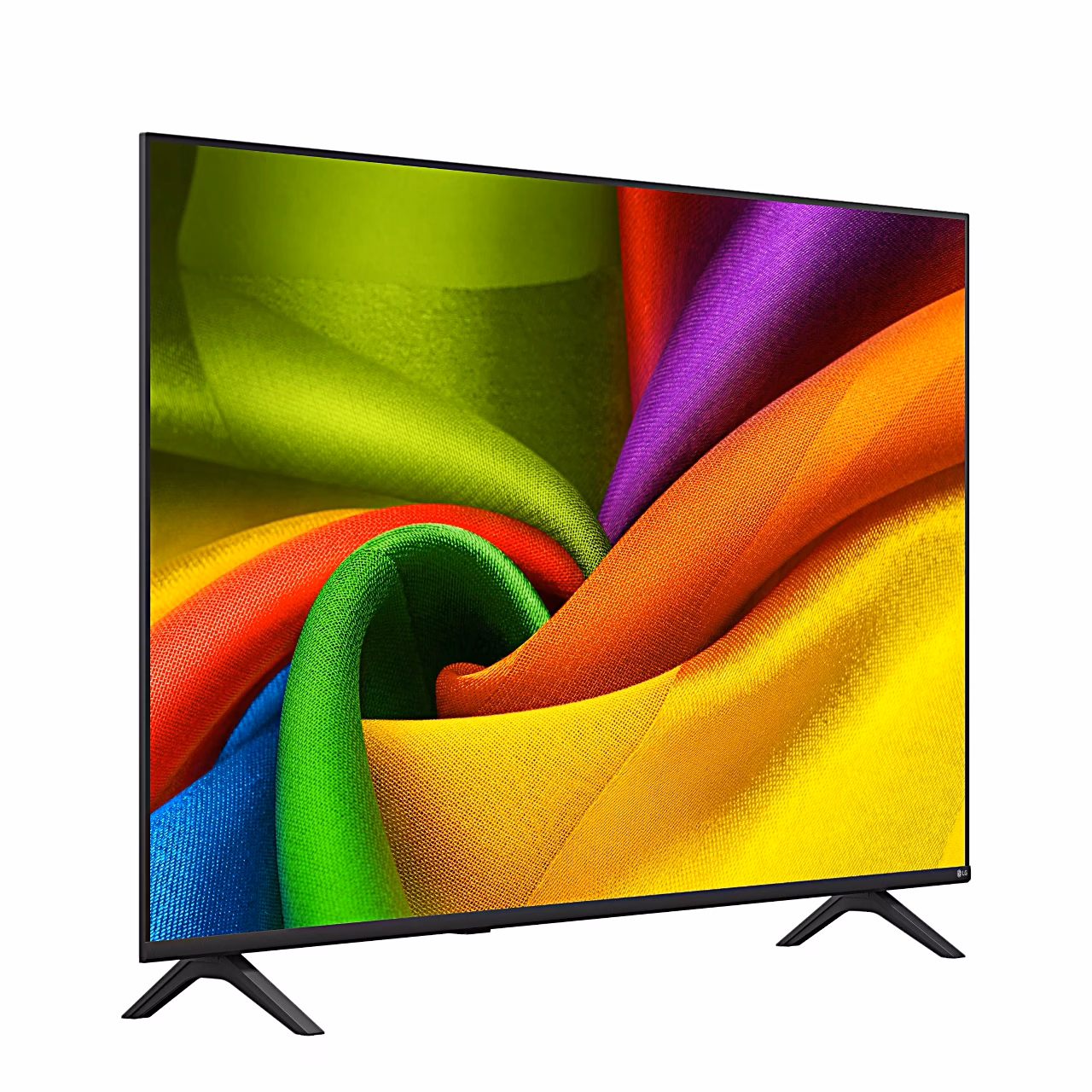 LG 55NU800B3LA vasakult nurga alt, nähtav ekraani serv
