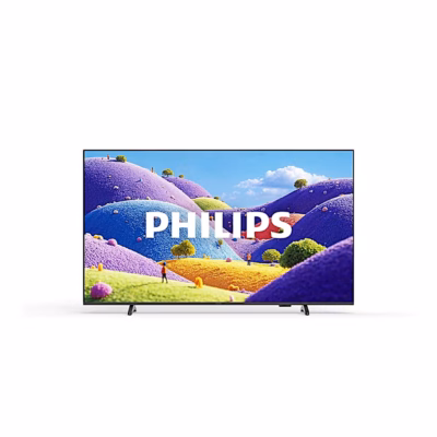 Teler Philips 55PUS7001/12 jalgadel, eestvaade valgel taustal