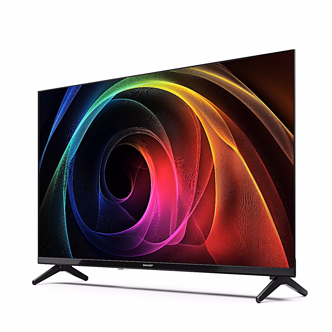 Sharp 32HA1205E televiisor vasakult nurga alt koos jalgadega