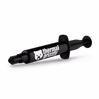 Termopasta Thermal Grizzly Duronaut 6 g süstal korgiga valgel taustal