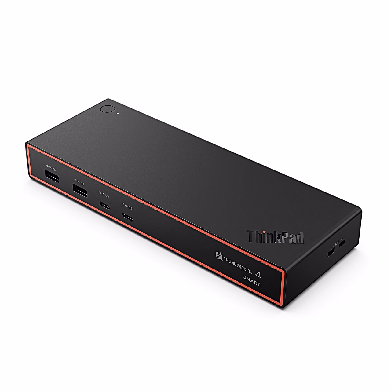 Thunderbolt 4 dokkimisjaam Lenovo ThinkPad Smart Dock Gen2 7500 esipaneeli poolt nurga alt