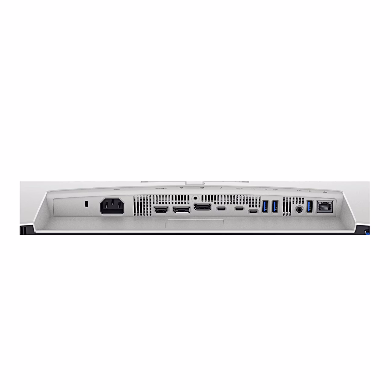 Dell UltraSharp U2724DE pordid alt: toide, HDMI, DisplayPort, Thunderbolt, USB, RJ-45