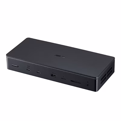 Thunderbolt 5 dokkimisjaam ASUS Master DC510 musta alumiiniumkorpusega