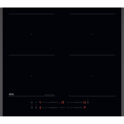 Integreeritav induktsioonpliidiplaat AEG TO64IM00FB, 60 cm, 4 tsooni, must