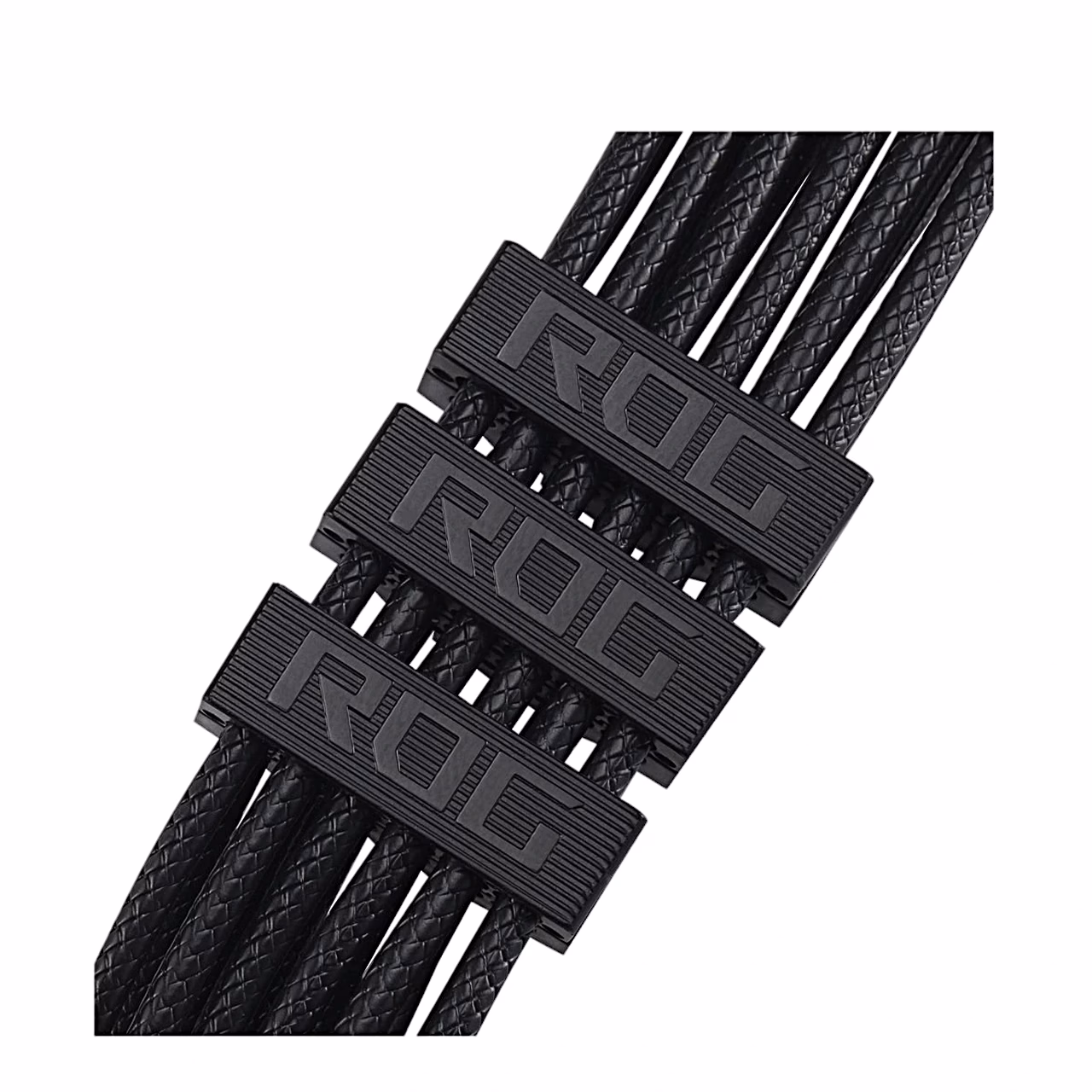 Kolm ROG-kirjaga kaablikammi ASUS ROG Equalizer juhtmetel