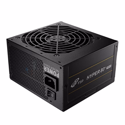FSP HYPER 80+ PRO 650 W toiteplokk nurga alt ventilaatori ja võrgupesaga