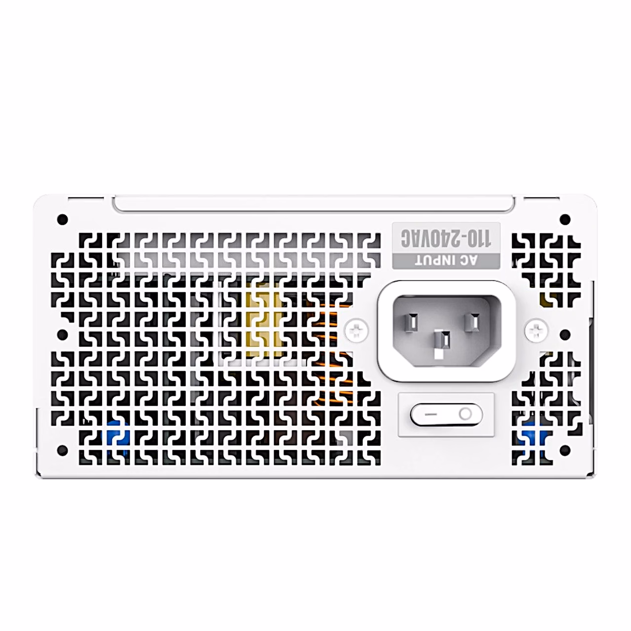 Gamemax GS 750G WH tagapaneel toitekaabli pesa ja lülitiga