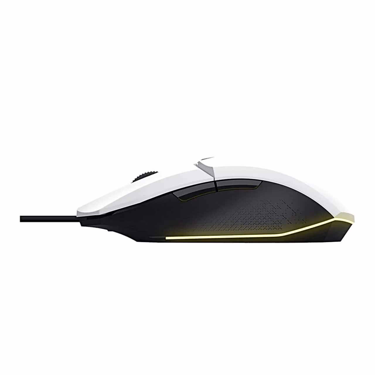Trust GXT 109W Felox 6400 DPI valge optiline mängurihiir 6 programmeeritava nupu ja RGB-valgustusega, juhtmega USB, paremakäeline