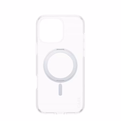 CARE Feature tugijalaga ümbris iPhone 16 Pro Maxile, läbipaistev tagakülg