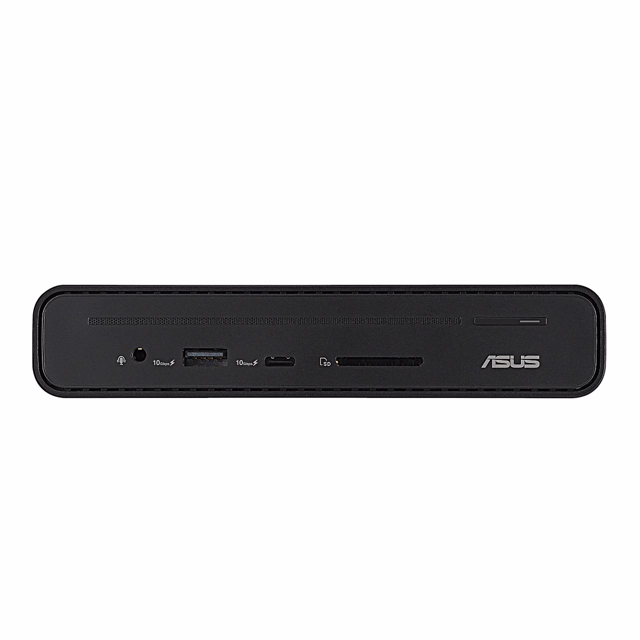 ASUS DC301 Duo esipaneel: helipesa, USB-A, USB-C ja SD-kaardilugeja