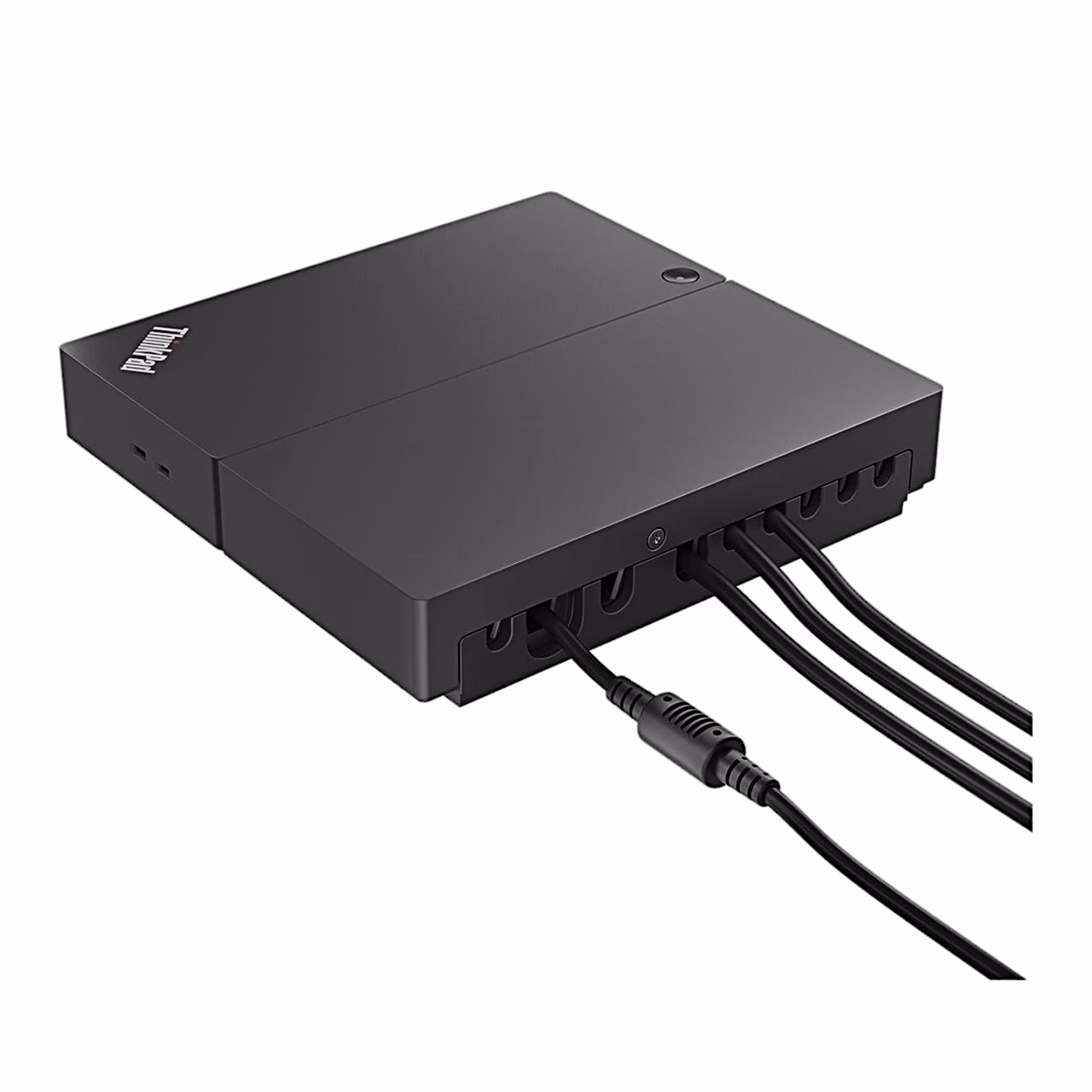 Lenovo ThinkSmart SmartDock tagant, kaablid aluse kaablisoontes