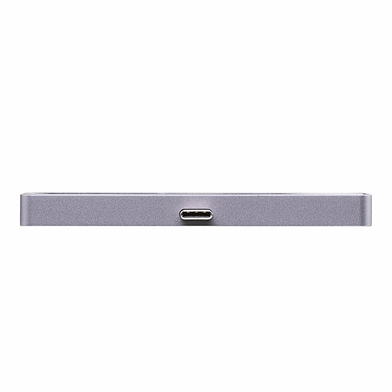 Õhukese alumiiniumkorpusega ATEN UH3238 tagakülg USB-C-pistikuga