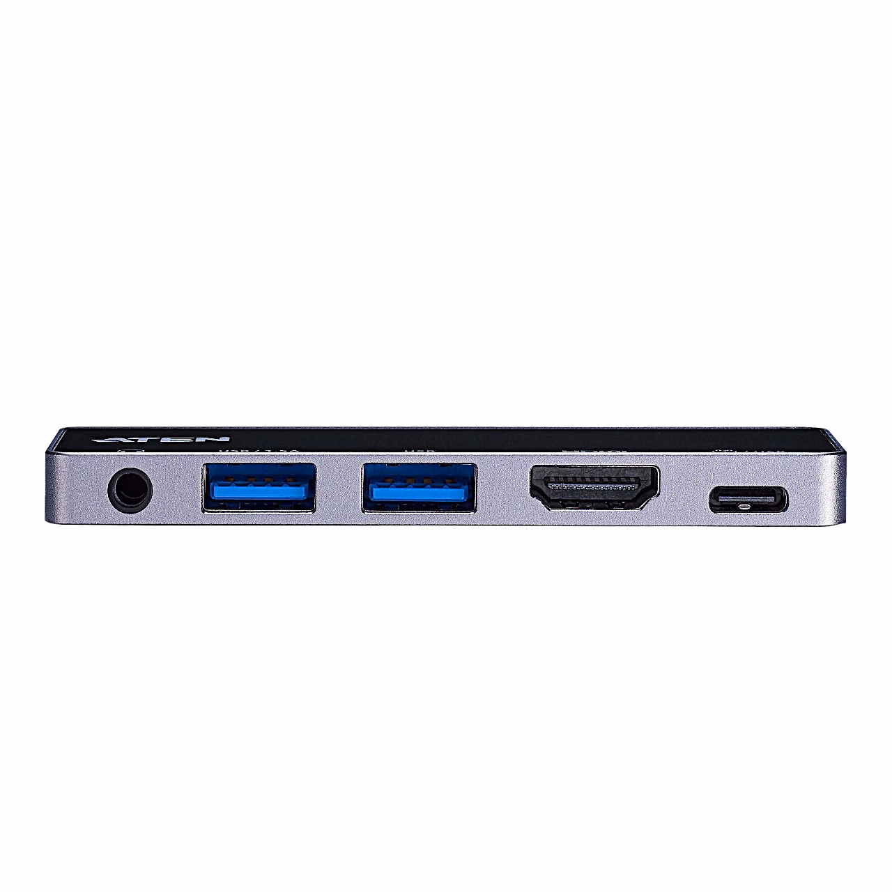 ATEN UH3238 pordid otsevaates: helipesa, kaks USB-A, HDMI ja USB-C